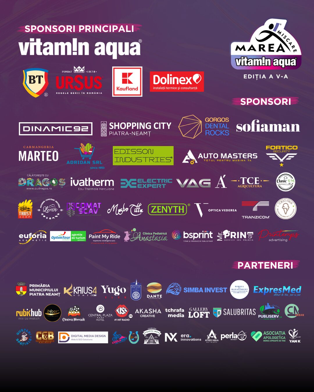Afis Sponsor Si Parteneri